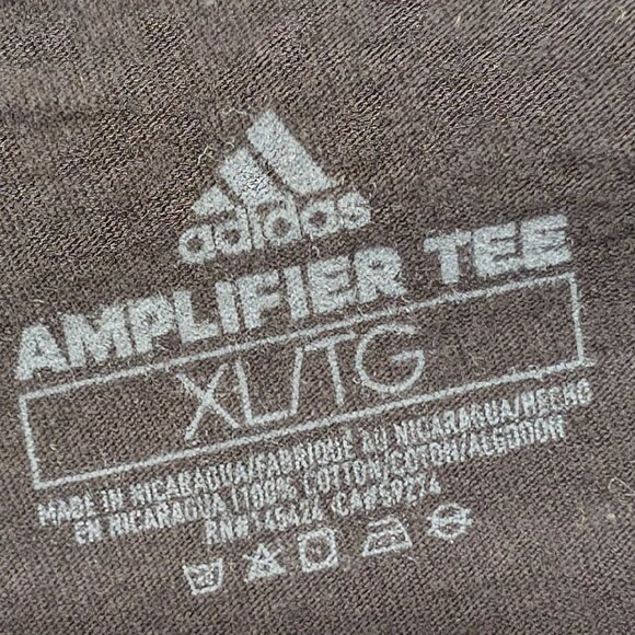 Adidas Amplifier Tee BLACK/White Size XL - Picture 4 of 5
